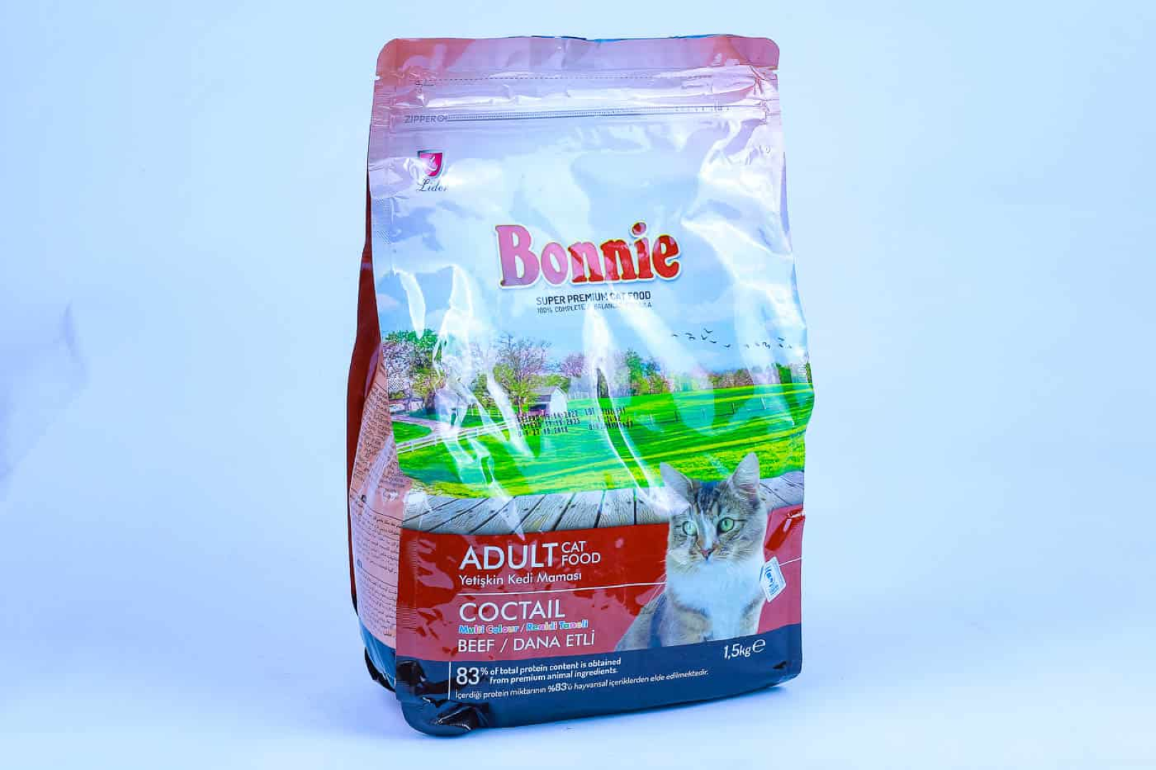 BONNIE ADULT CAT FOOD COCKTAIL 1.5KG